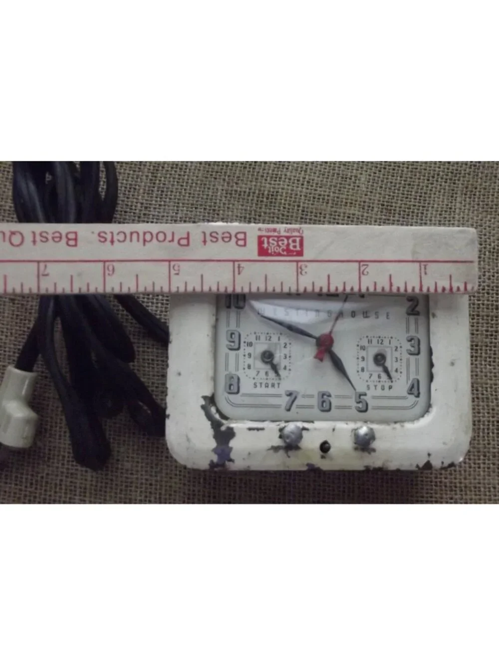 Vintage Westinghouse Clock Catalog No. TC-81 1940s Art Deco Kitchen Timer
